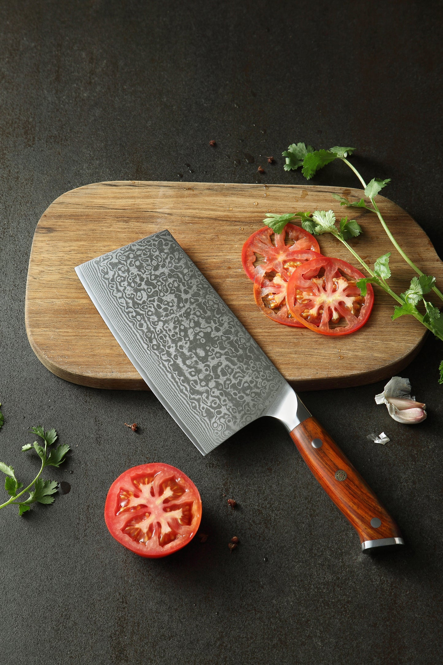 BRBLD 67 Layers Damascus Steel 4 Pcs Chef Knife Set-Chef Knife Set-BARLAS BLADES